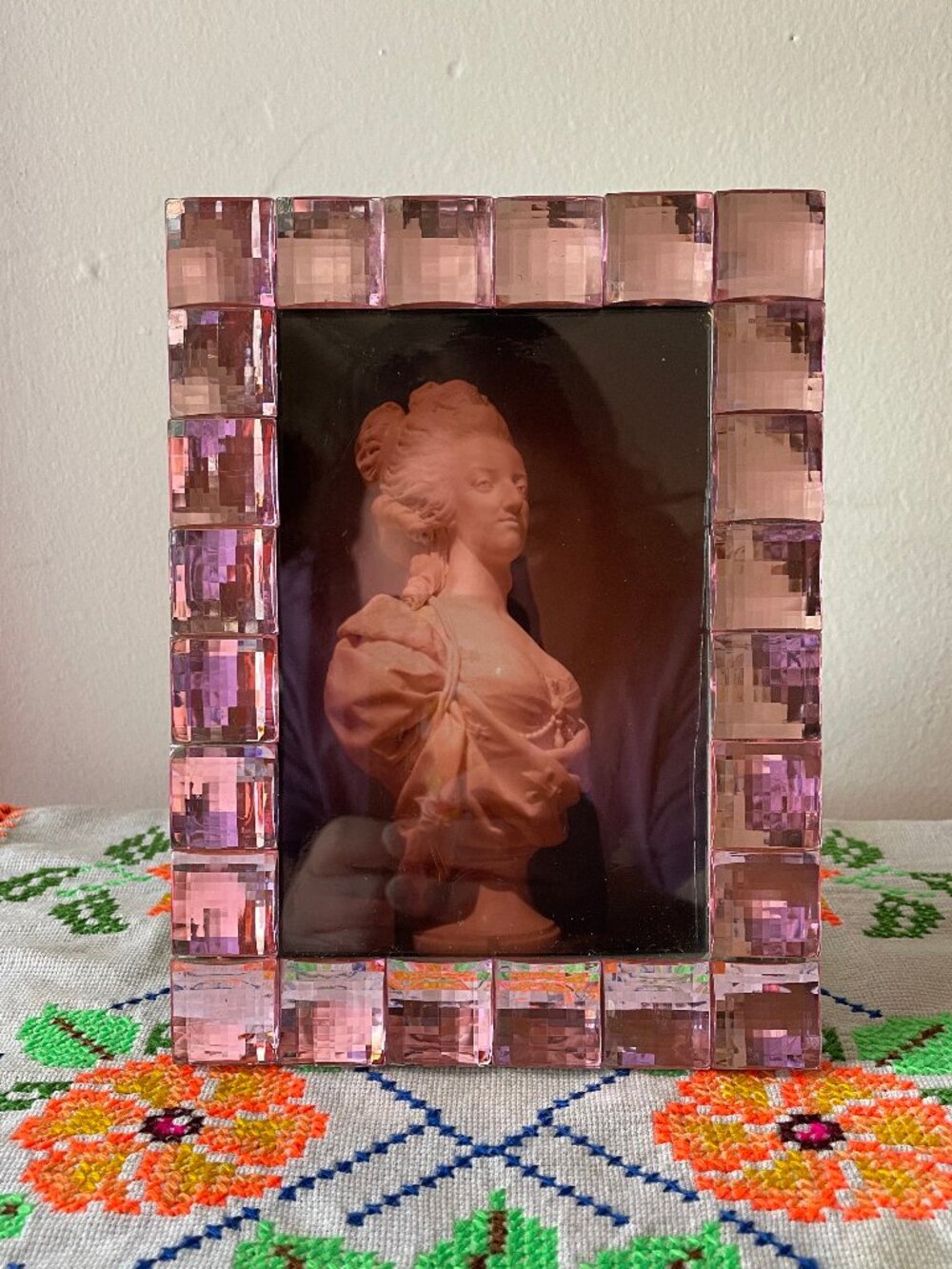 Vintage Pink Glam Bebe Picture Frame